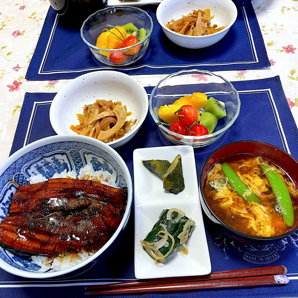 今夜は鰻で暑気払い|つるひめさん