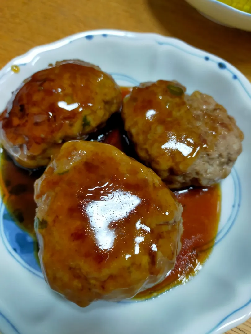 照り焼きハンバーグ|ゆずあんずさん