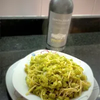 Snapdishの料理写真:Spaguetti salsa al pesto|monicaさん