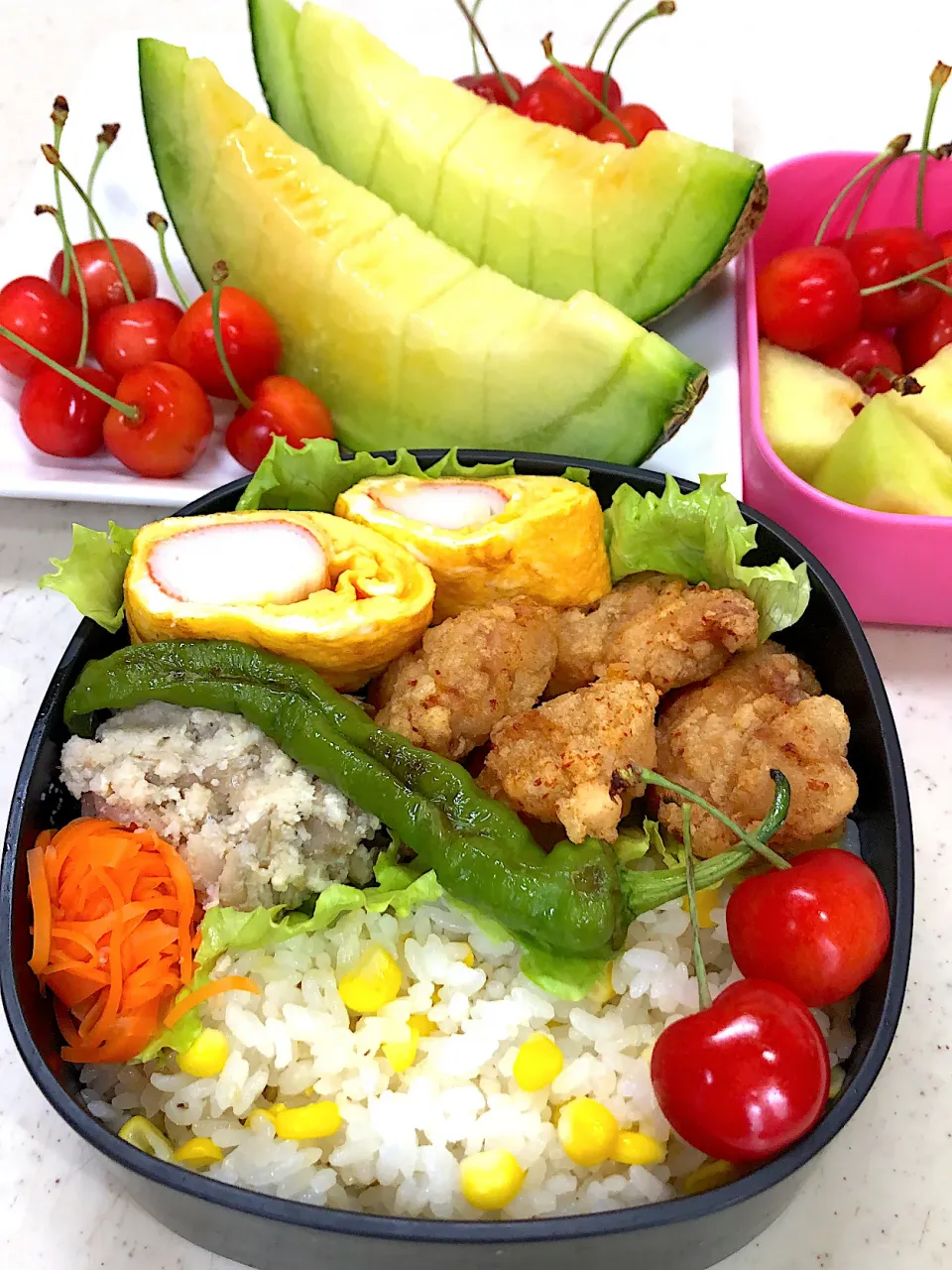 とうもろこしご飯弁当|teteさん