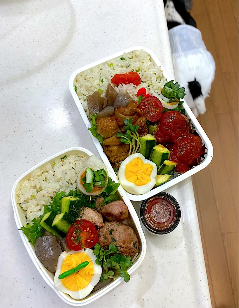 Snapdishの料理写真:ハンバーグ弁当|cafe3733さん