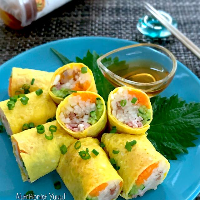 焼き豚と野菜の卵巻き さっぱりつゆ味 ゆーこどん Snapdish スナップディッシュ Id Togyoa