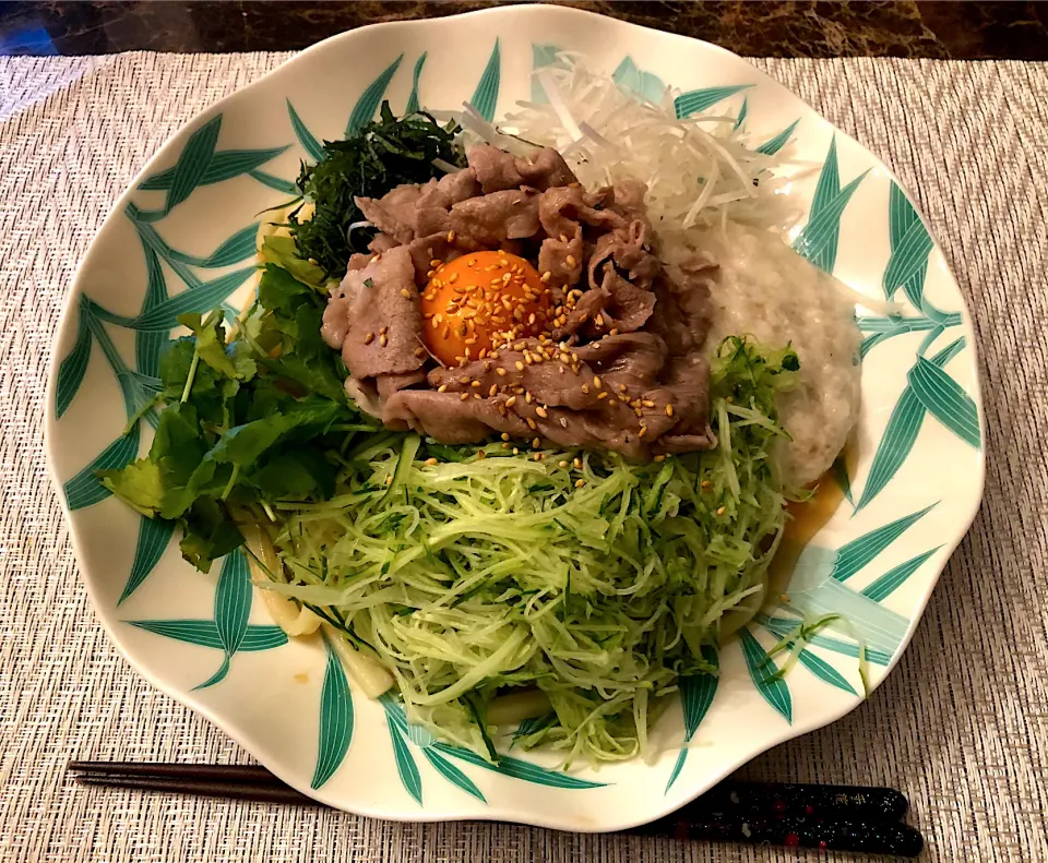 冷やしトロロうどん🎐|💍ごはん🍚さん