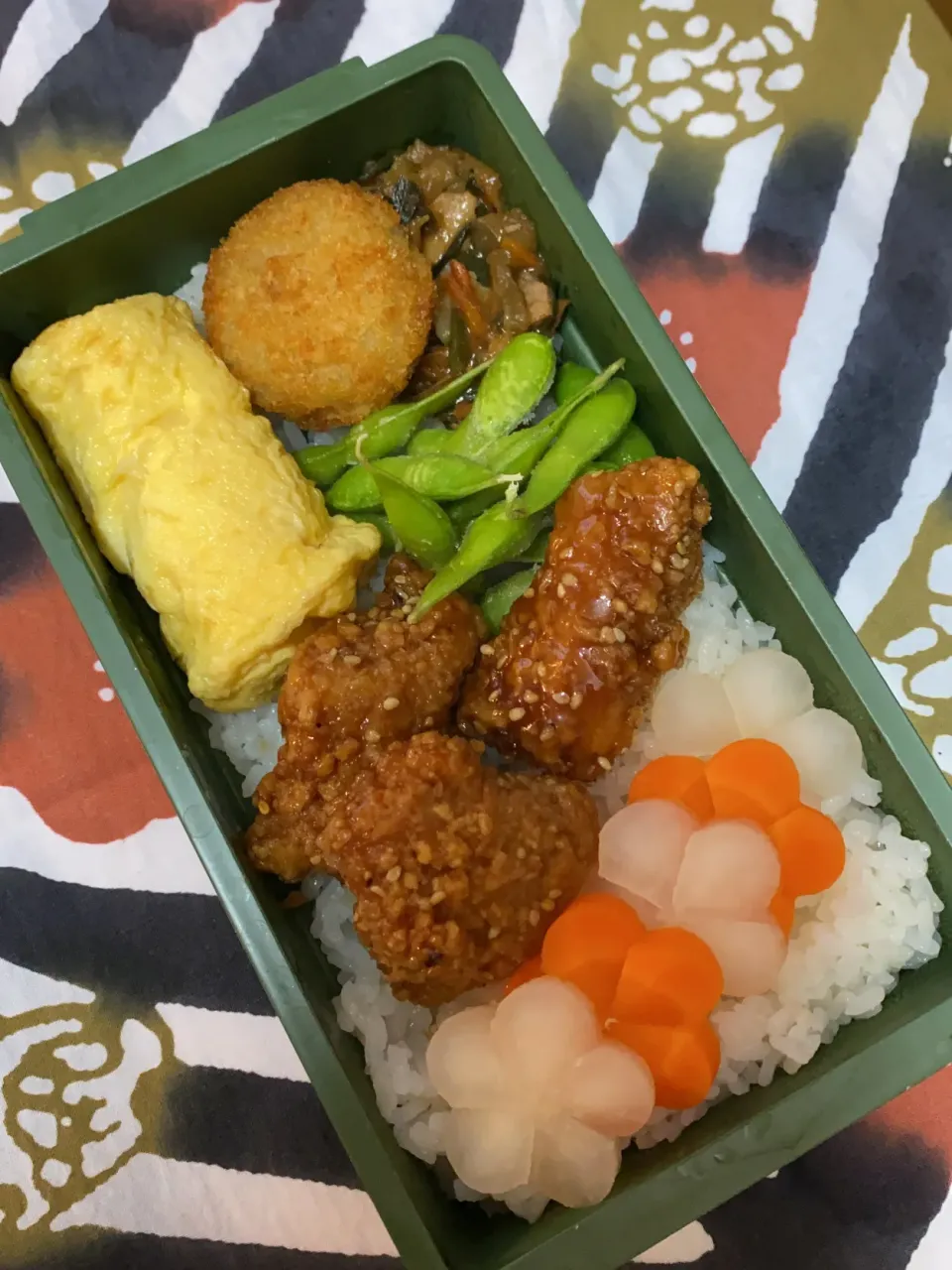 高校生男子弁当210623冷食|あきさん