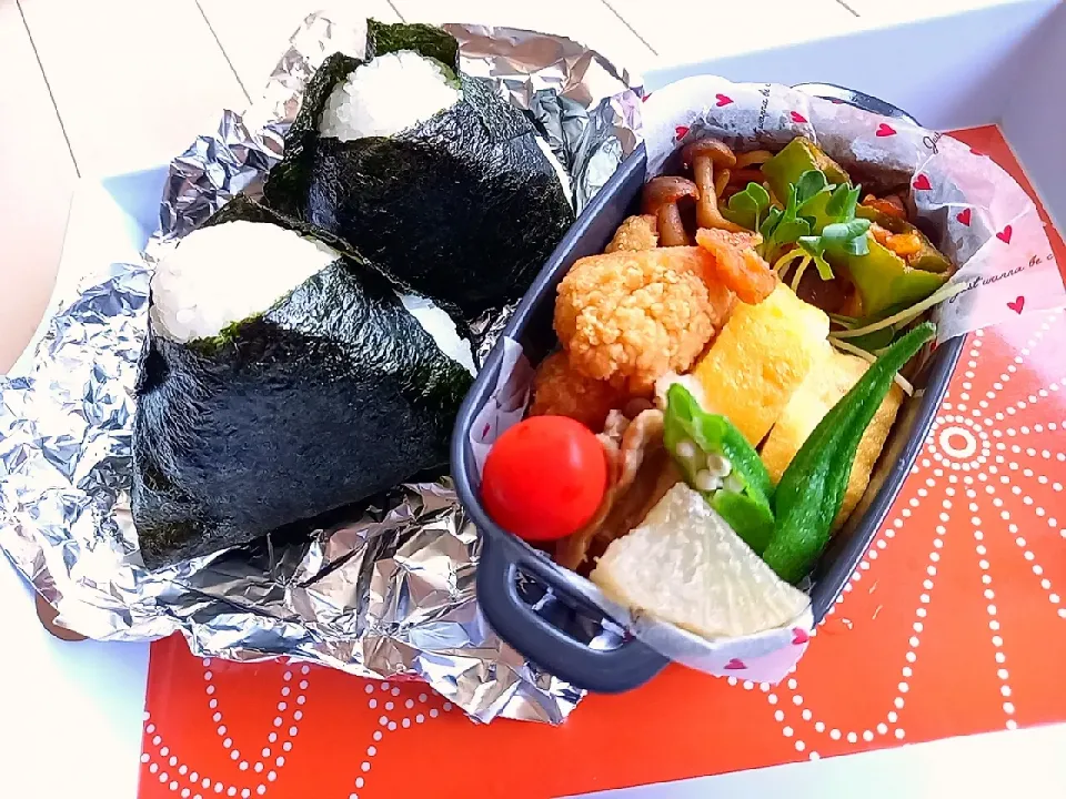 Snapdishの料理写真:息子のお弁当🎵　2021.6.23|mayumiさん