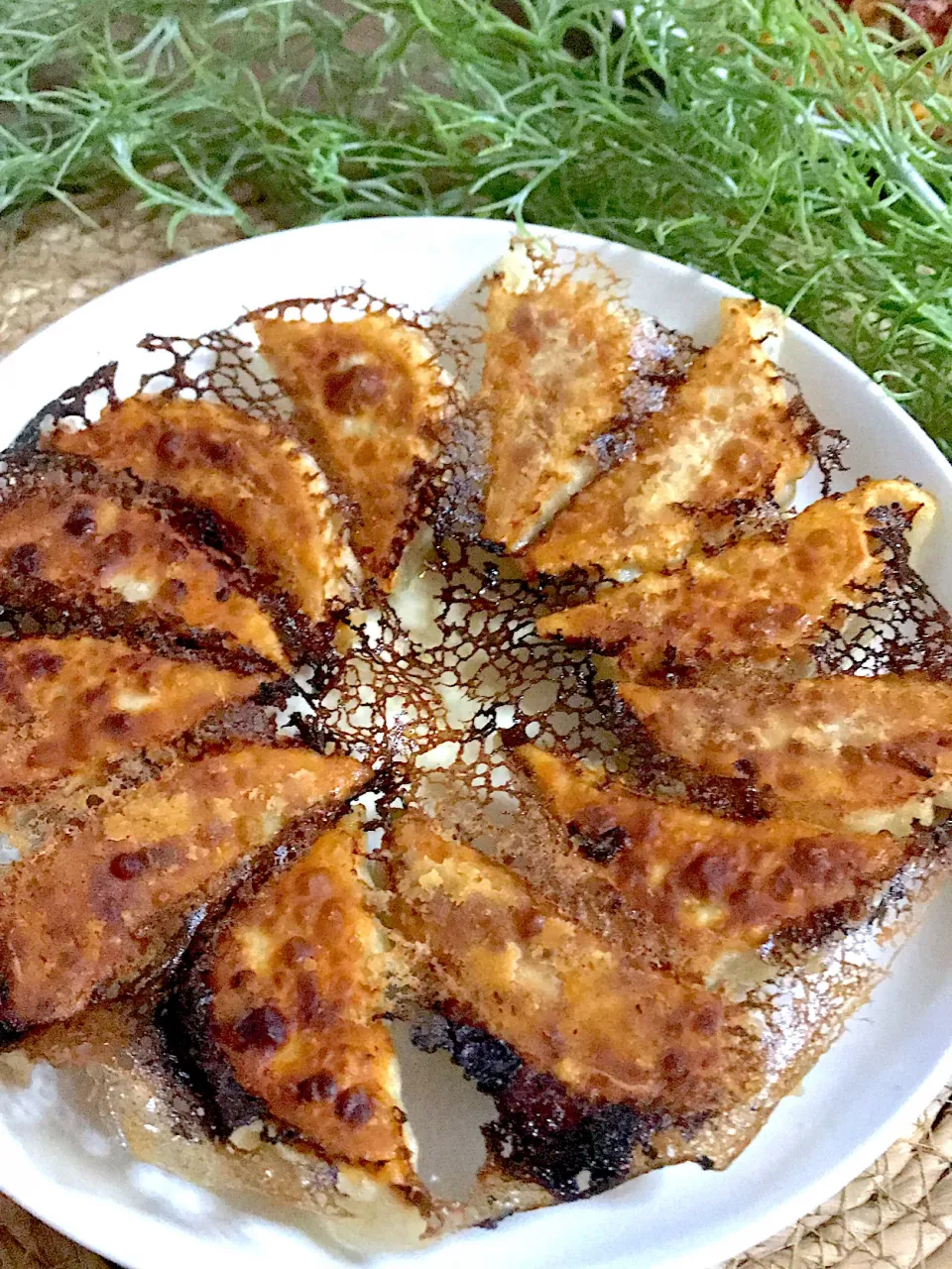 ちょっと焦げちゃったけれど、野菜沢山餃子❤️|🌺🌺Foodie🌺🌺さん