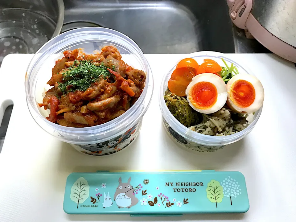 Snapdishの料理写真:トリッパ風煮込みのドリア弁当♪|つばりん亭さん