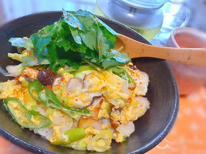 Snapdishの料理写真:木の葉丼🌱|びせんさん