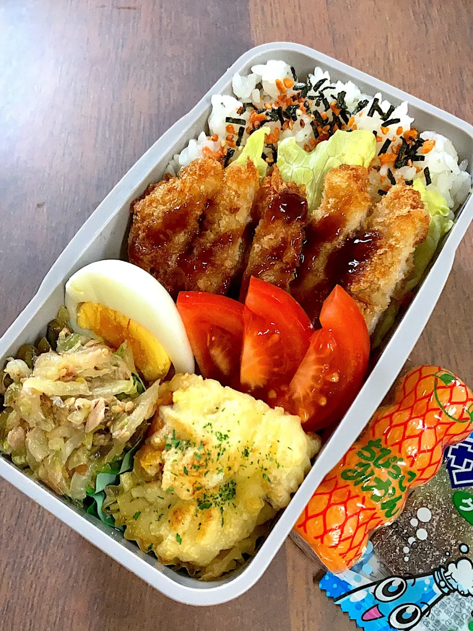 R3、6/23㈬  ❁¨̮トンカツ弁当。|hamakoさん