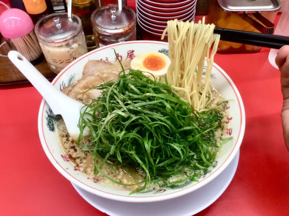 九条ねぎラーメンに玉子トッピング|Takeshi  Nagakiさん