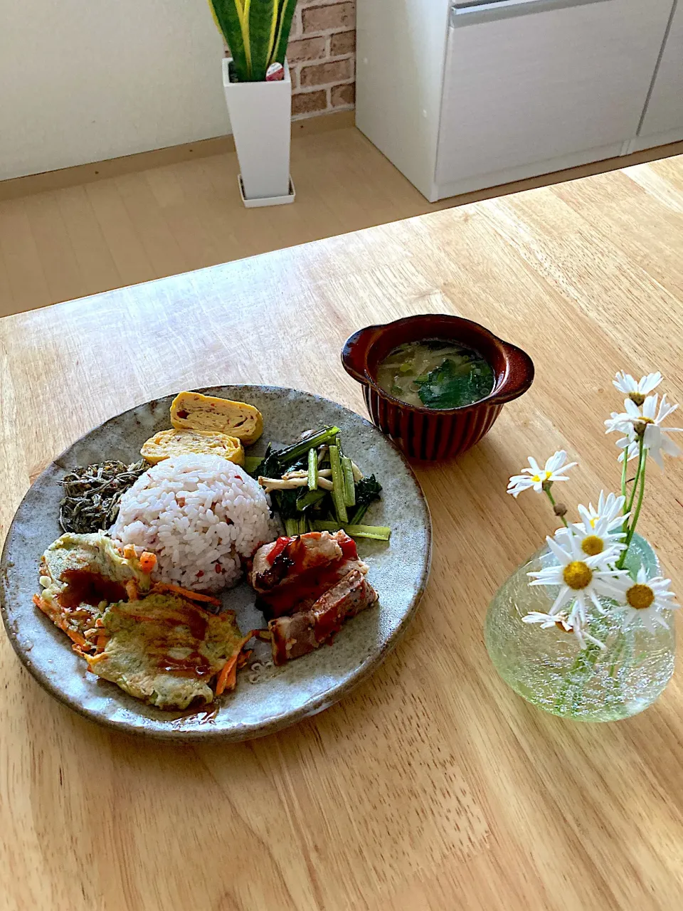 旦那さんお弁当オカズでmyランチプレート◯´∀｀)o♪|さくたえさん