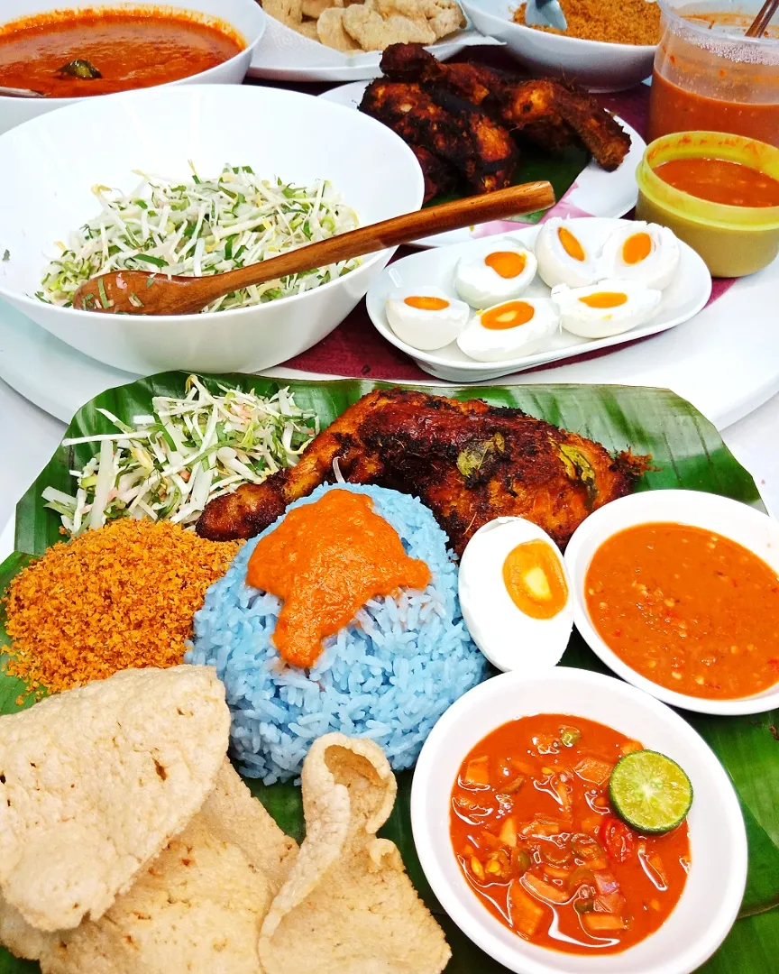 Nasi Kerabu|qampung peopleさん