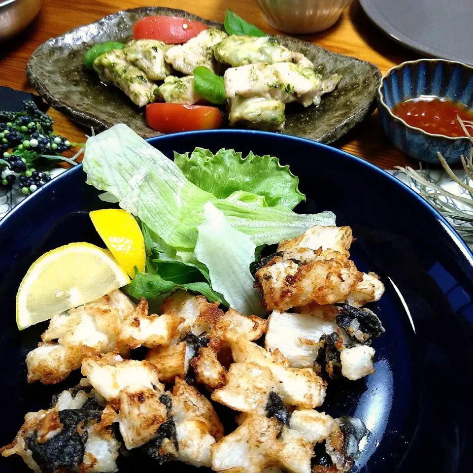 とだともさんの料理 海苔香る 粗たたき長芋揚げ|とまと🍅さん