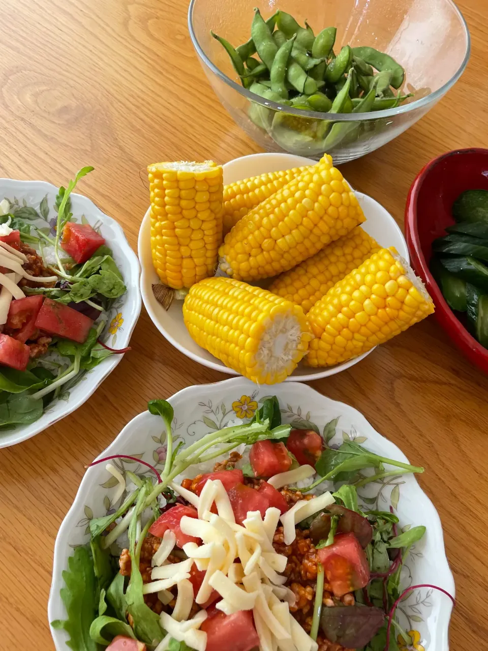 大豆ミートのタコライスと夏野菜|レナコさん