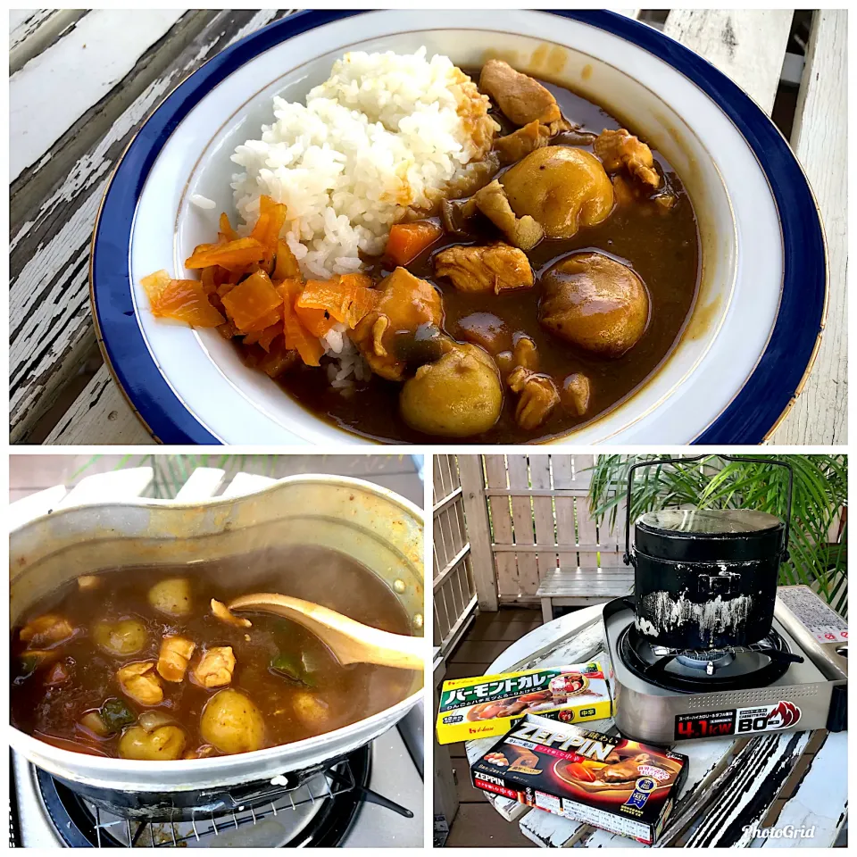 飯盒で新じゃがまるごとカレー|田中章さん