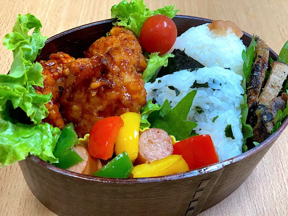 ヤンニョムチキン弁当|ちかちかさん