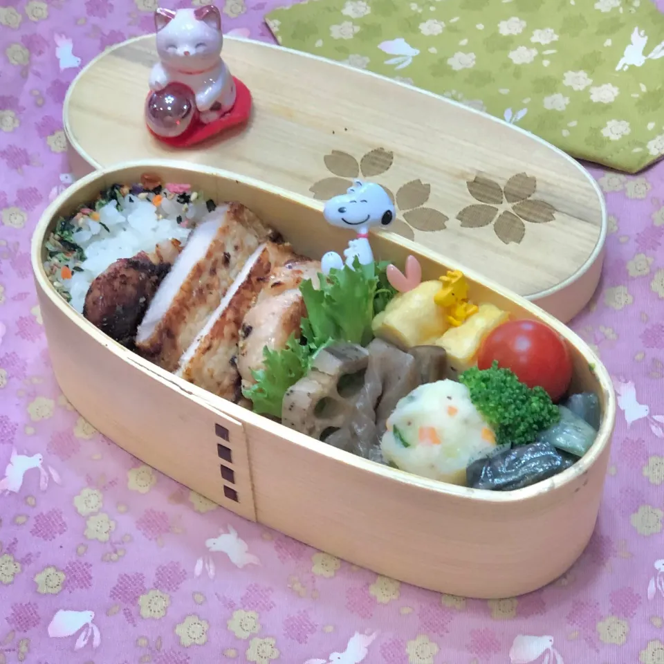 豚ロースの味噌漬けグリルしの❤️ちゃんお弁当　6/7月|sweet homeさん