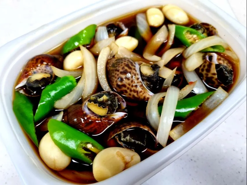 sea snails in soy sauce marinade|steven z.y.さん