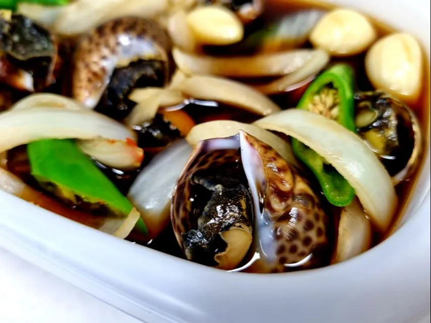 sea snails in soy sauce marinade|steven z.y.さん