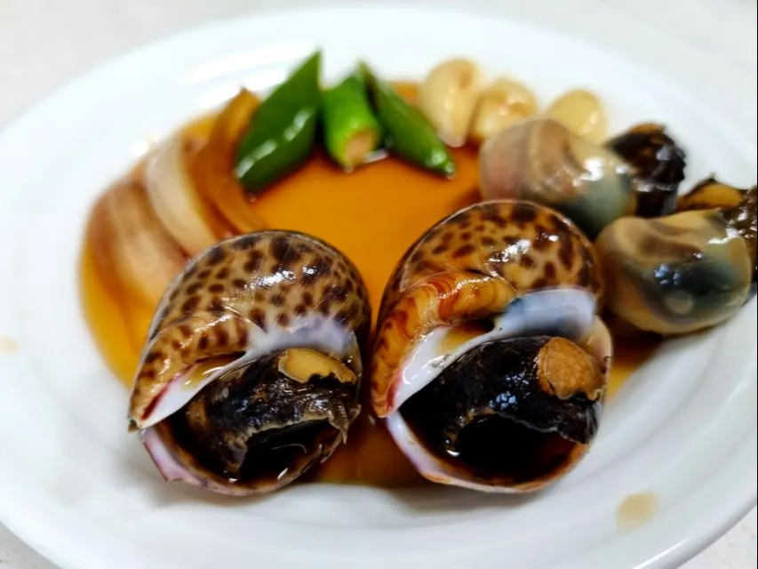 sea snails in soy sauce marinade|steven z.y.さん