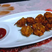 Snapdishの料理写真:Veg pakoda|Anamikaさん