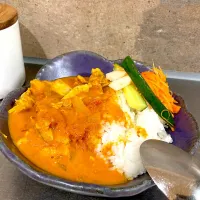 Snapdishの料理写真:トマトバターチキンカレー〜うさぎ農園さんレシピ〜|坂遥さん