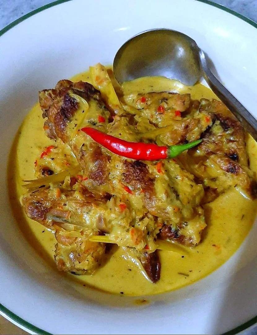 Ayam panggang masak lemak cili api|ģřãçîöůşさん