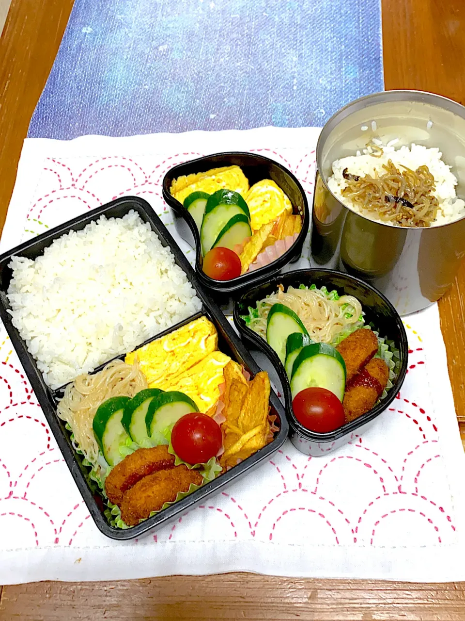 6月25日金曜日コロッケ弁当#お弁当#お弁当作り#コロッケ弁当|アッキーさん