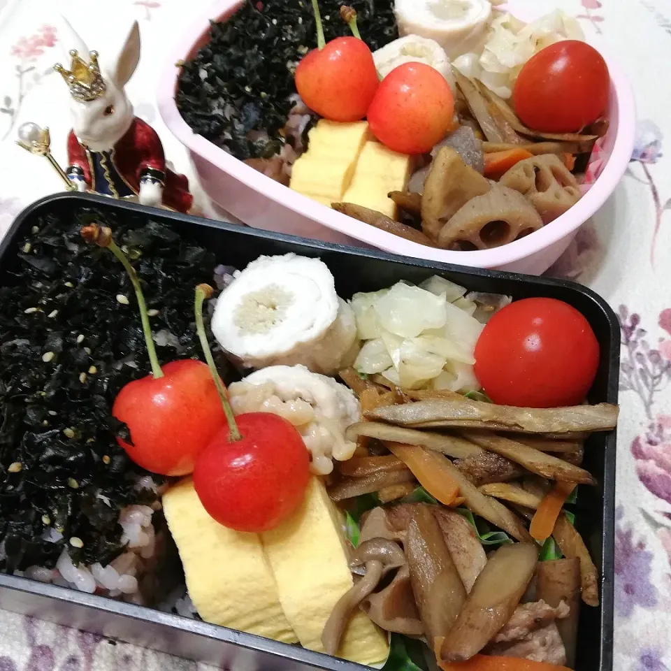 Snapdishの料理写真:21,6/25
本日のジジババ弁当🍱|たえさん