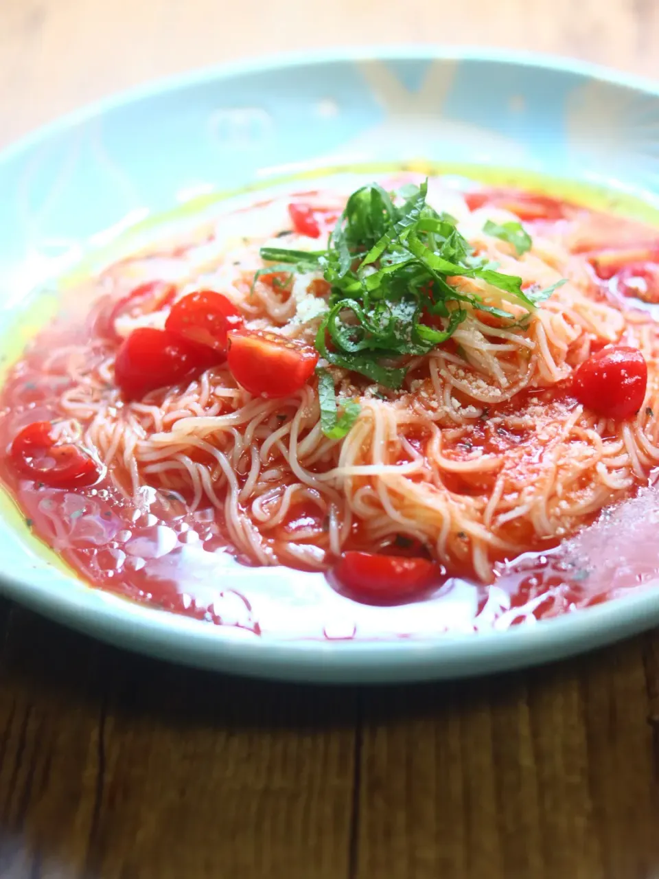 Snapdishの料理写真:トマトそうめん🍅|ROSE & ROSEさん