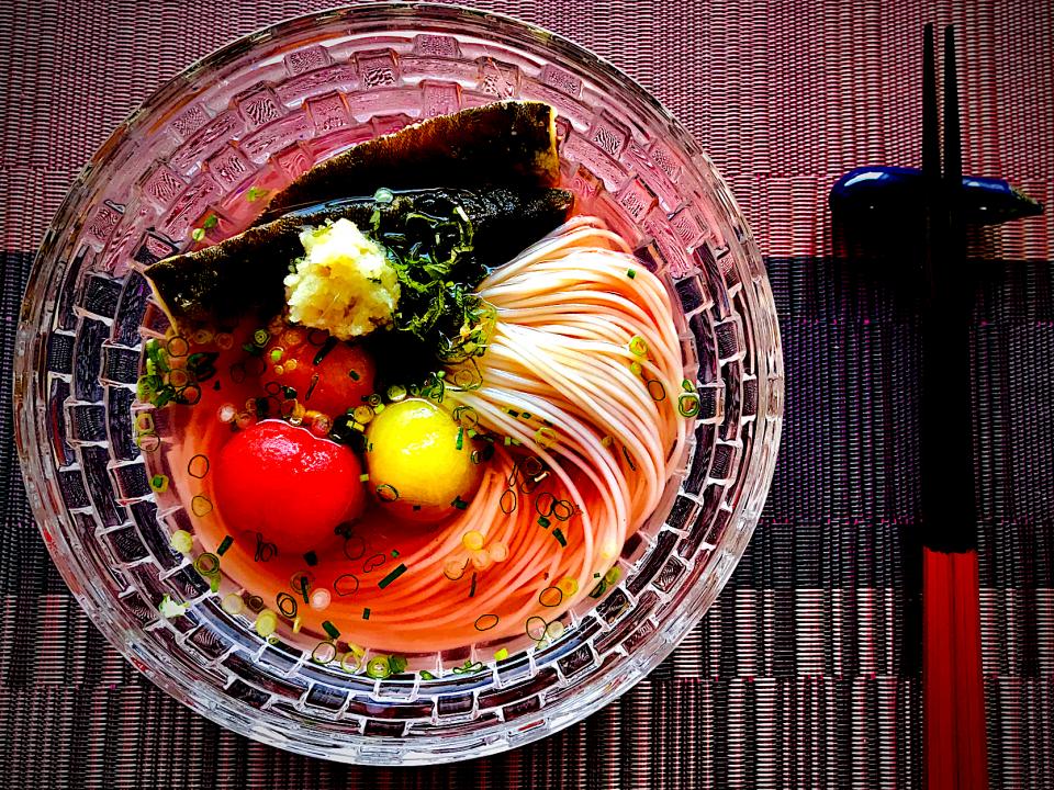 鮎そうめん（冷やし鉢）✨✨✨やっぱ鮎だね〜😄✨💛