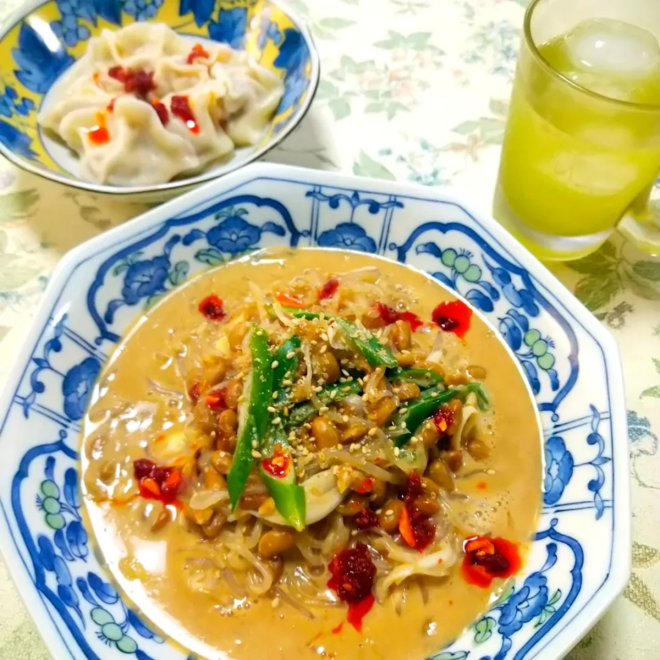 納豆としらたきで☆しらたき担々麺|うたかた。さん