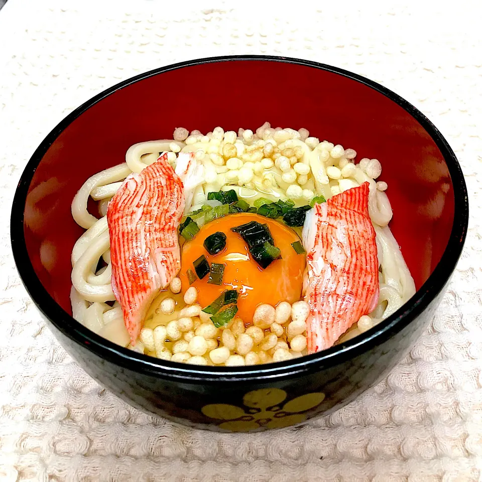 カニ釜玉うどん|marichさん