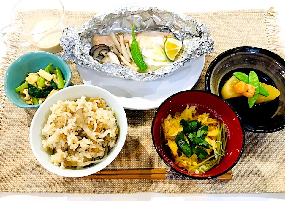 Snapdishの料理写真:ヘルシーでも大満足✳︎お魚の和定食🍚|chibiさん