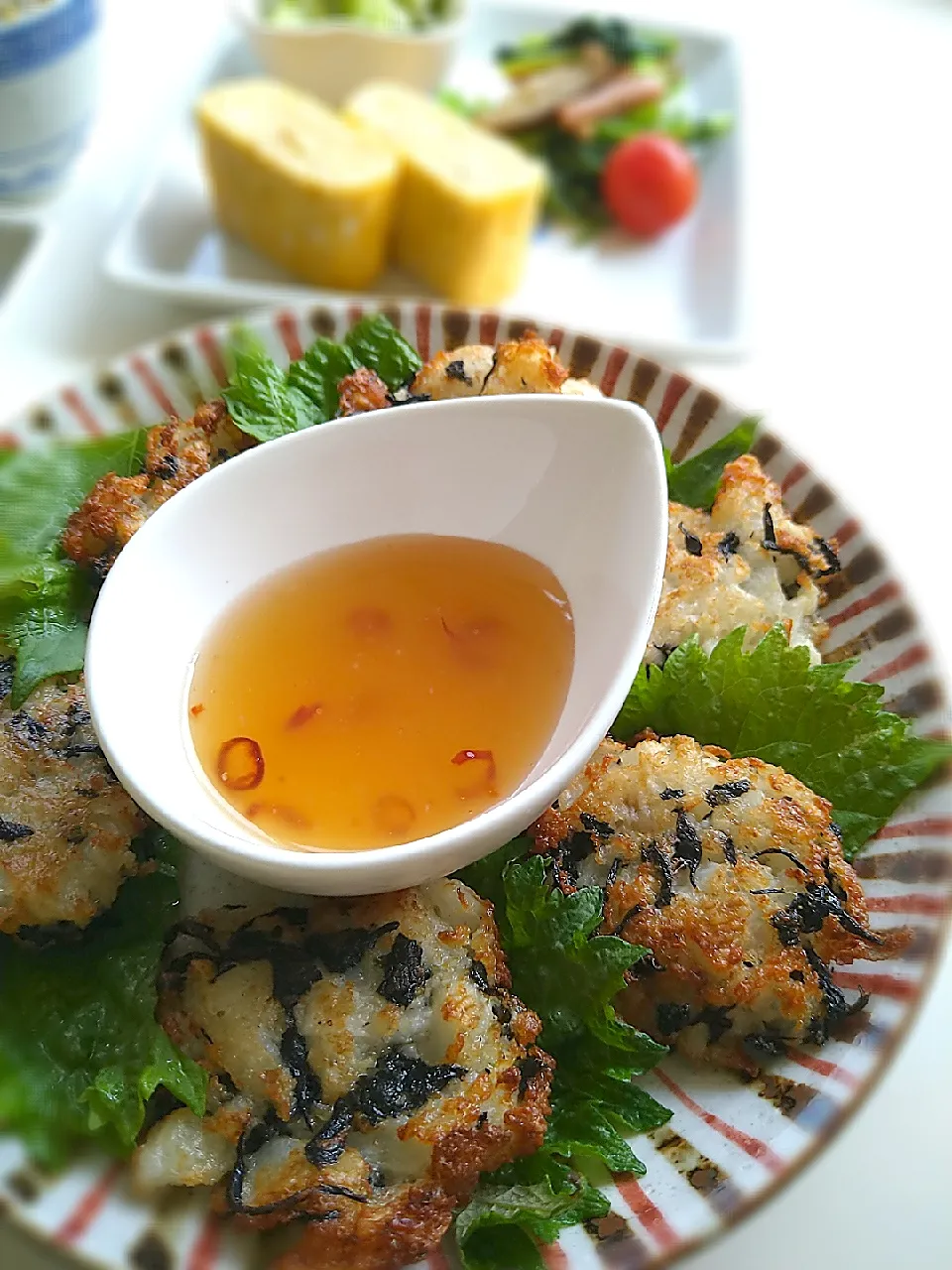 まめころの料理 とだともさんの料理 海苔香る 粗たたき長芋揚げ|まめころさん