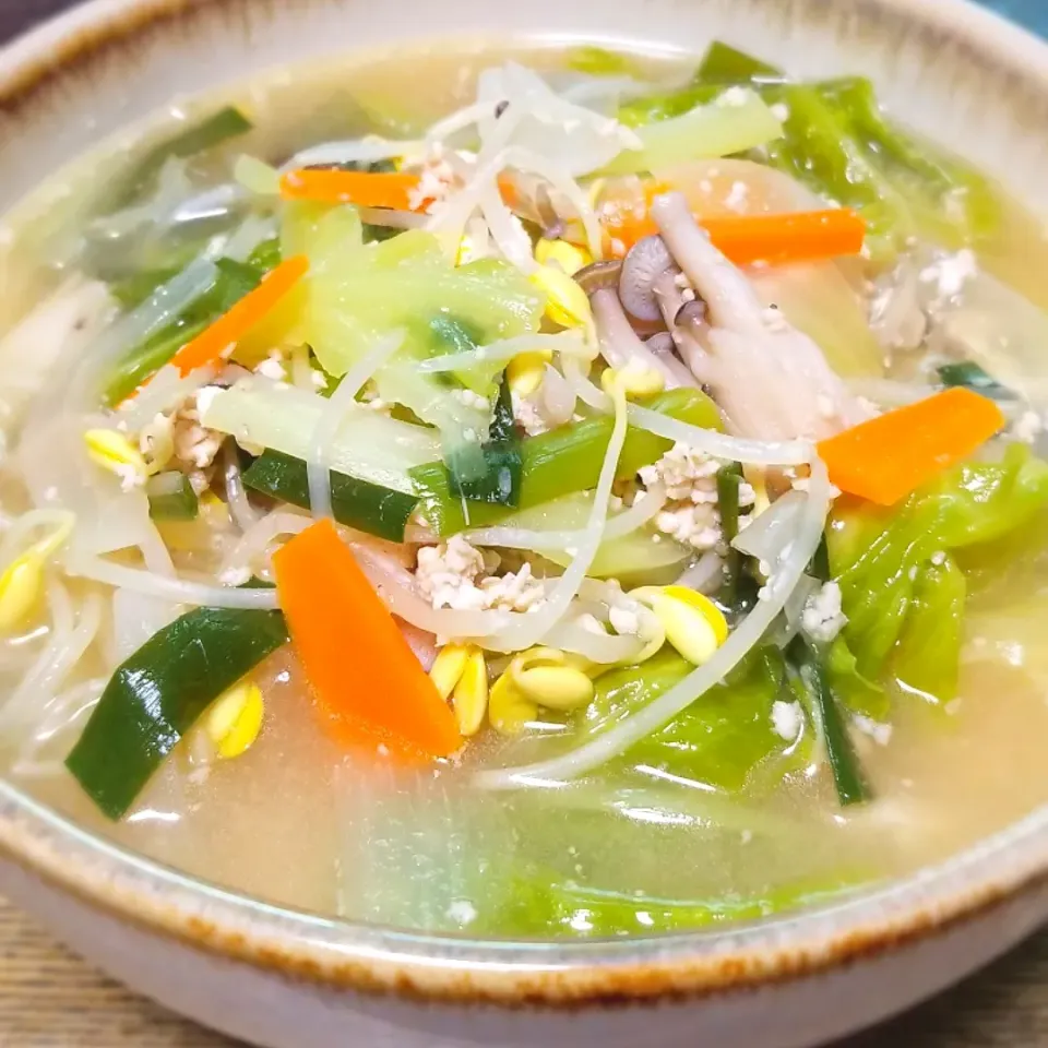 パパ作👨野菜たっぷり味噌ラーメン|ぱんだのままんさん