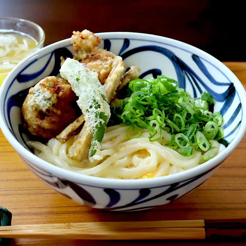 かおるさんの料理 手打ちうどん　讃岐風　トライ3|かおるさん