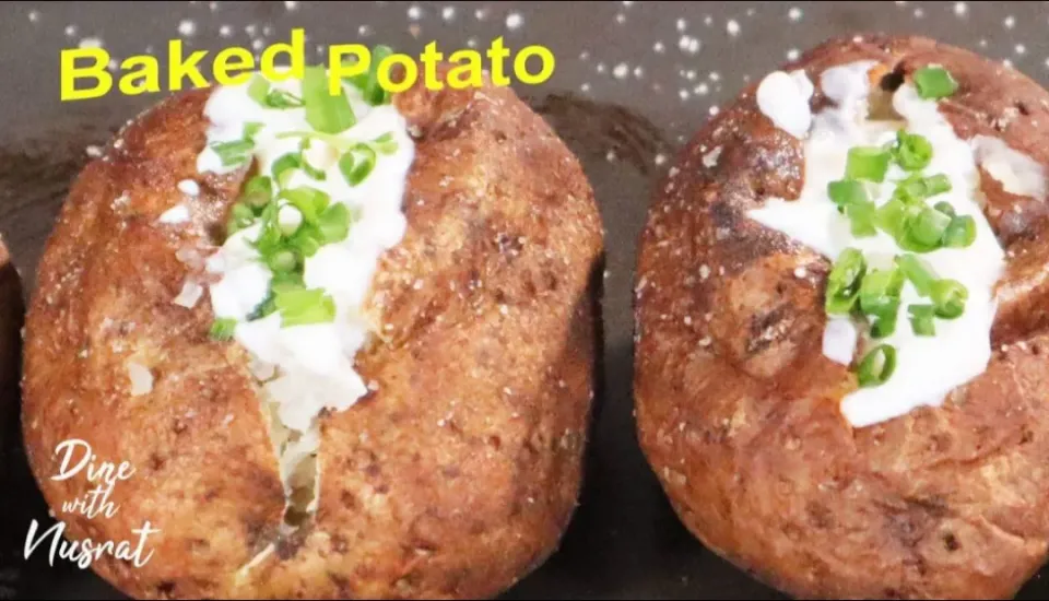 Loaded Baked Potatoes|Dine With Nusratさん