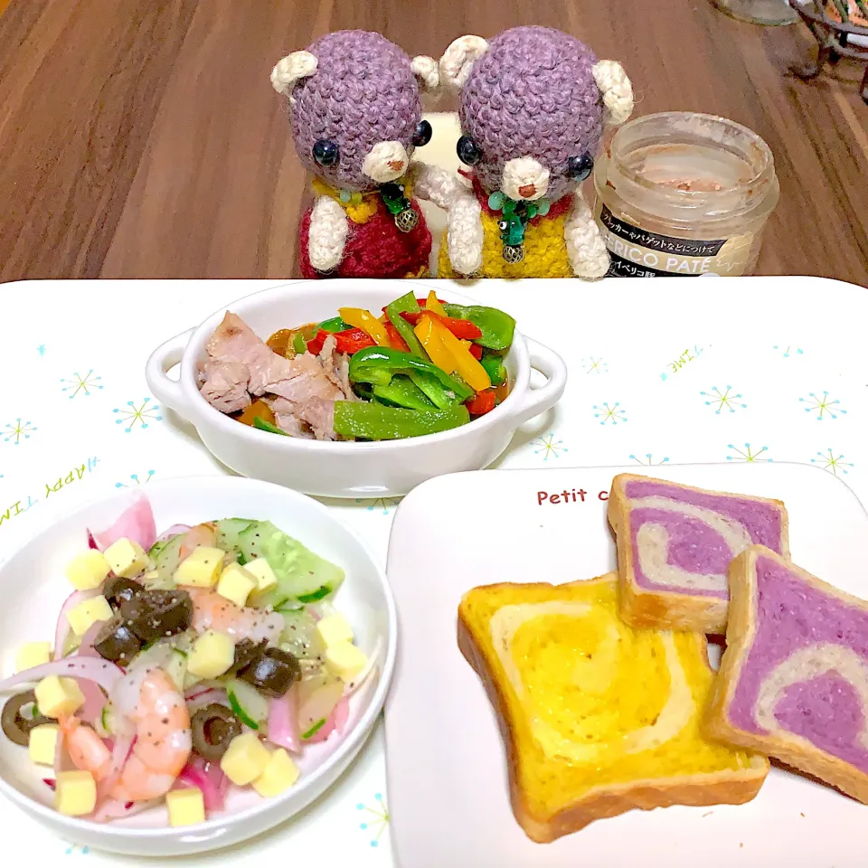 Snapdishの料理写真:朝ごぱんヽ(・∀・)|chagashiさん