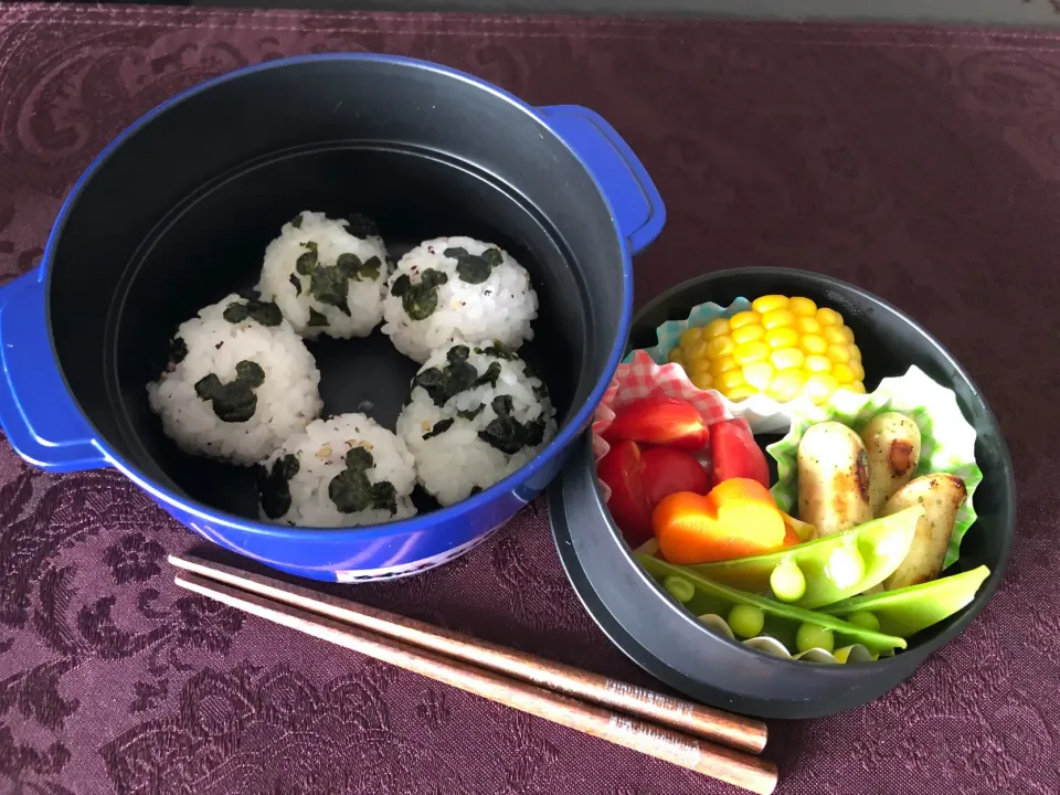 Snapdishの料理写真:ムスメ弁当🌽|csigapogiさん