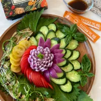 Snapdishの料理写真:夏野菜を食べよう！|みずほさん