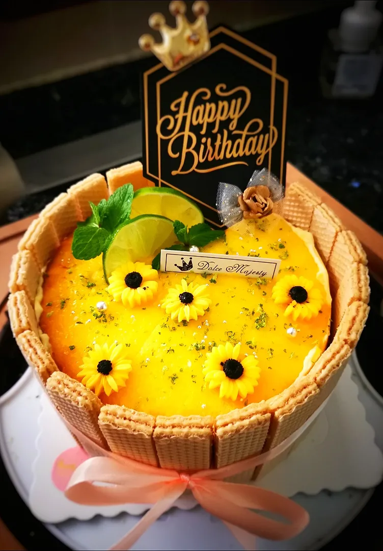 サンドラ リー's dish Lemon curd chiffon cake|サンドラ リーさん