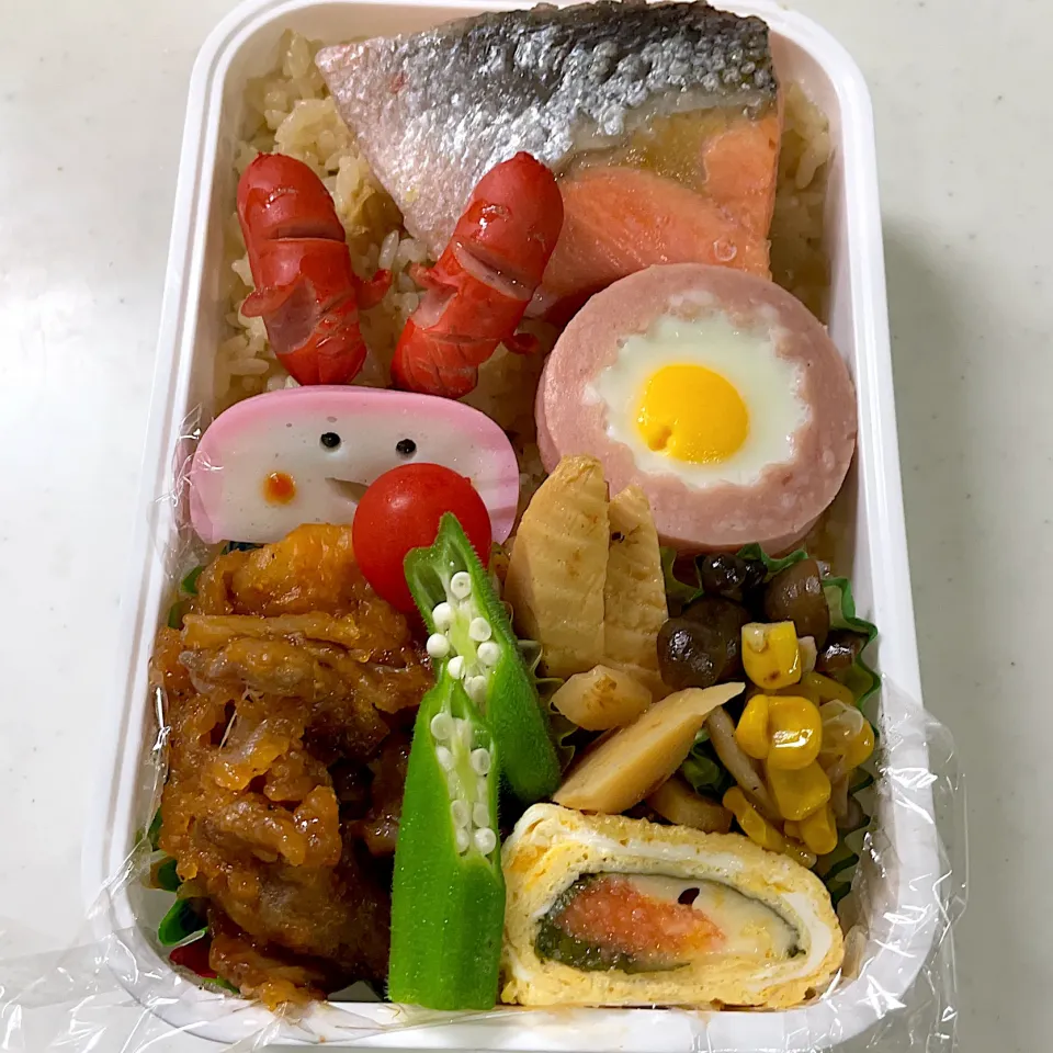 Snapdishの料理写真:2021年6月28日　オレ弁当♪|クッキングおやぢさん