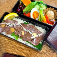 葱塩タン弁当|ユウリままさん