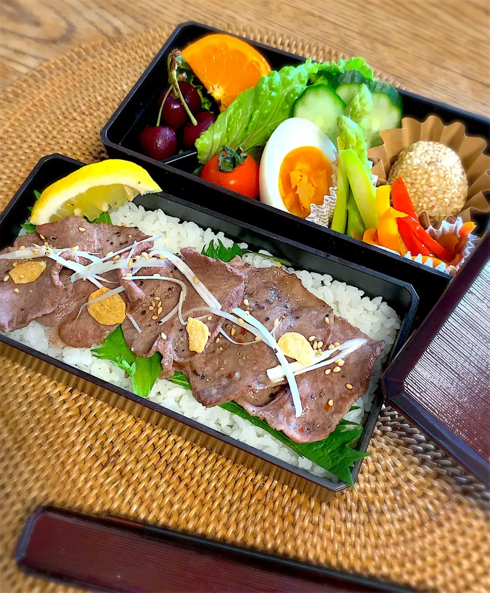 葱塩タン弁当|ユウリままさん