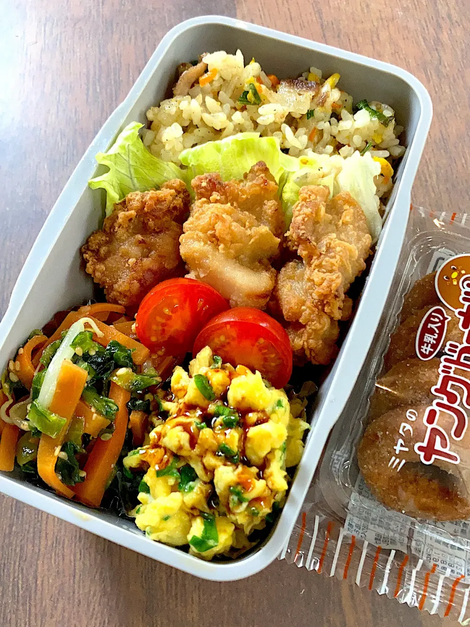 R3、6/28㈪    ❁¨̮炒飯＆唐揚げ弁当|hamakoさん