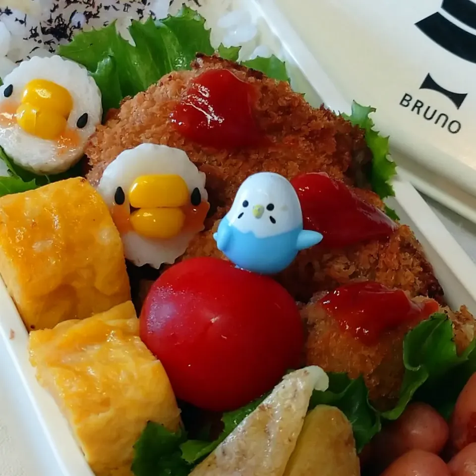 Snapdishの料理写真:高校娘のお弁当...♪*ﾟ|Naomiさん