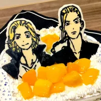 Snapdishの料理写真:キャラデコケーキ☆東京リベンジャーズ|Youkoさん