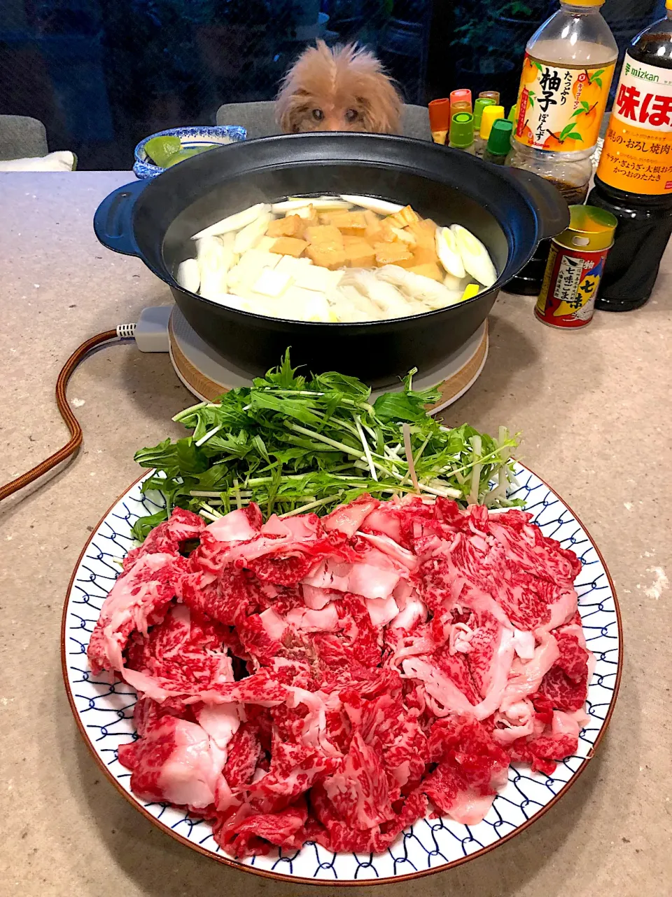 Snapdishの料理写真:佐賀牛切り落とししゃぶしゃぶ🥩！|Mayumiさん