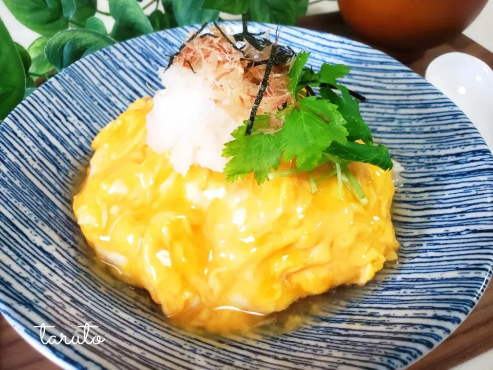 ふわとろ玉子の和風あんかけ丼😋🥚🍴|taruto⭐️さん